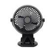 Kép 2/3 - HOME Csíptetős, akkumulátoros ventilátor, 10 cm, fekete (CLF 10/BK)[SG]