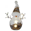 Kép 1/3 - Home KDC 29 LED-es hóember kerámia figura, 12 db LED