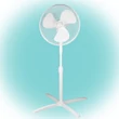 Kép 1/2 - Home SF 40 WH/M álló ventilátor, 40 cm-es lapátátmérő, állítható magasság, 3 fokozat, 40W, fehér
