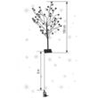 HOME LED-es virágzó cseresznyefa dekoráció, 200 LED (CBT 200)[SG]