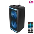 Kép 1/5 - SAL PAR 219BT hordozható party hangdoboz, 80 W, BT, FM rádió, AUX, ~13 óra üzemidő külön LED effekt, álló és fekvő