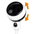 Kép 3/4 - HOME Álló ventilátor távirányítóval, fehér, 20 cm, 50 W (SFR 20)[SG]