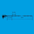Kép 3/3 - HOME LED-es beltéri fényfüzér, TÜRKIZ, 100 LED (KII 100/T)[SG]