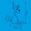 Kép 3/3 - HOME Éneklő rénszarvas, 38 cm (KDD 38)[SG]