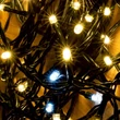 Kép 1/2 - Home KKL 200F/WH LED-es sziporkázó fényfüzér, 20 m / 200 db hidegfehéren sziporkázó melegfehér LED, zöld vezeték, hálózati adapter, kül- és beltéri kivitel