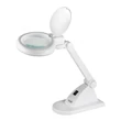 Kép 1/5 - Home NKLL 06 LED-es nagyítós asztali lámpa, 30 hidegfényű LED, 6500 K, 400 lm, 3 dioptria nagyítás, 12 dioptria másodlagos lencse