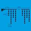 Kép 2/2 - HOME LED-es fényfüggöny, 600 db melegfehér LED (KKF 608/WW)[SG]