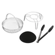 Kép 4/4 - HOME Forrólevegős sütőfedél, "Crispy Lid" (HG LS 1000)[SG]
