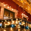 Kép 1/2 - Home DLFJ 400F/WW sziporkázó fényfüggöny, 10 m / 400 db melegfehér LED, állófényű, fehér vezeték, sorolható, kül- és beltéri kivitel