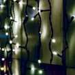 Kép 1/2 - Home KSF 204/WH LED-es fényfüggöny, 2x2 m / 204 db hidegfehér LED, állófényű, fekete vezeték, sorolható, kül- és beltéri kivitel
