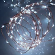 Kép 1/5 - Home ML 80/WH micro LED-es fényfüzér, 7,9 m / 80 db hidegfehér micro LED, állófényű, vékony vezeték, hálózati adapter, kül- és beltéri kivitel