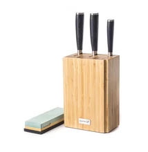 Késkészlet G21 Gourmet Premium 3 db bambusz késtartóban + csiszolókő (6002298)