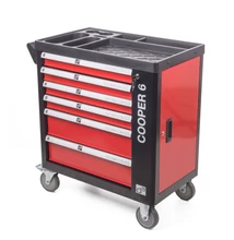 G21 Cooper 6 műhelykocsi, fekete-piros (6350402)