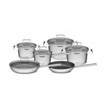 G21 Gourmet Magic edénykészlet, extra serpenyővel, 11 darabos, rozsdamentes acél (6352115)