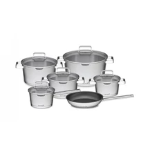 G21 Gourmet Magic edénykészlet extra fazékkal, 11 darabos, rozsdamentes acél (6352116)