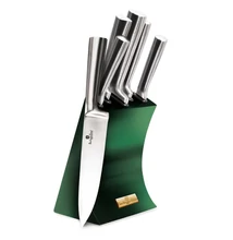BerlingerHaus 6 részes késkészlet állvánnyal Emerald Collection (BH/2448)