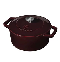 BerlingerHaus Öntöttvas lábas (4,35 L) Metallic Line Burgundy Edition (BH/6497)