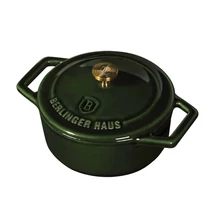BerlingerHaus Mini öntöttvas fazék (10 cm) Emerald Collection (BH/6501)