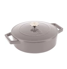 BerlingerHaus Öntöttvas alacsony lábas (2,57 L) Taupe Collection (BH/6527)