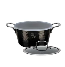 BerlingerHaus Lábas üveg- és műanyag fedővel (6,1 L) Shine Basalt Collection (BH/6654)