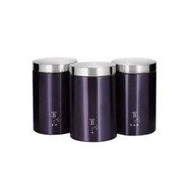 BerlingerHaus 3 részes tárolókészlet Purple Eclipse Collection (BH/6827)
