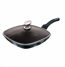 BerlingerHaus Grill serpenyő fedővel (28 cm) Metallic Line Aquamarine Edition (BH/7028)