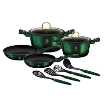 BerlingerHaus 10 részes edénykészlet Emerald Collection (BH/7039)