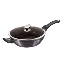 BerlingerHaus Mély serpenyő fedővel (32 cm) Metallic Line Carbon Edition (BH/7139)