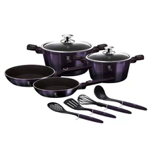 BerlingerHaus 10 részes edénykészlet Purple Eclipse Collection (BH/7140)