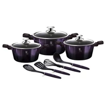 BerlingerHaus 10 részes edénykészlet Purple Eclipse Collection (BH/7141)