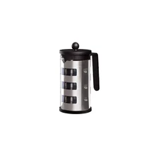 BerlingerHaus Dugattyús kávé- és teafőző (600 ml) Black Silver Collection (BH/7806)