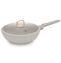 BerlingerHaus Wok fedővel (28 cm) Sahara Collection (BH/8064)