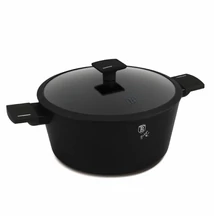 BerlingerHaus Lábas fedővel (8 L) Matte Black Collection (BH/8190)