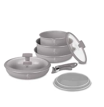 BerlingerHaus 9 részes edénykészlet Taupe Collection (BH/8255)