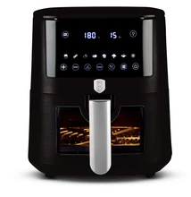 BerlingerHaus AirFryer átlátszó ablakkal (5 L) Matte Black Collection (BH/9557)