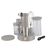 BerlingerHaus 6 részes vezeték nélküli botmixer szett (2000mAh) Taupe Collection (BH/9558)