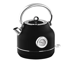 BerlingerHaus Elektromos, hőfok kijelzővel ellátott vízforraló (2200 W) Matte Black Collection (BH/9640)