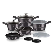 BERLINGER HAUS Metallic Line Carbon Pro Edition 13 részes edénykészlet BH/6886