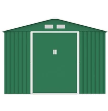 ROJAPLAST Archer &quot;D&quot; green fém kerti ház, tároló - 277 x 255 x 202 cm, zöld  (A255-1)