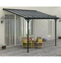 Rojaplast Bruce F alumínium pergola, szürke polikarbonáttal, 436x305cm  (B436-1)