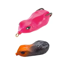 TIEMCO VAJRA FROG FRG-60 6cm 19 Orange Head/Smoke Glitter