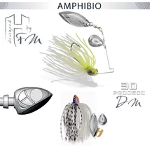 SPINNERBAIT AMPHIBIO TANDEM 3/8oz 10.5gr Ghost White
