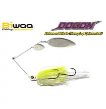 BIWAA DOGON SPINNERBAIT 1/2oz 14gr 01 White Chart-Silver Blades
