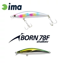 IMA IBORN 78F SHALLOW 78mm 8.5gr 009 Green Back Shiner