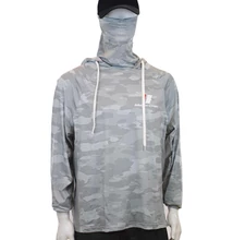 MAJOR CRAFT SUN PROTECTION HOODIE UV ÁLLÓ KAPUCNIS FELSŐ XL Light Gray