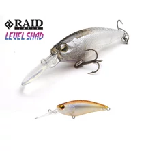 RAID LEVEL SHAD 50.3mm 4.3gr Su 010 Jewel Wakasagi