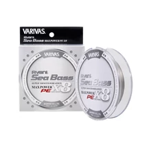 VARIVAS SEA BASS MAX POWER PE X8 150m #1.5 28.6lb Stealth Grey