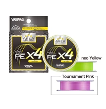VARIVAS SUPER TROUT AREA PE X4 NEO YELLOW #0.2 75m 6lb