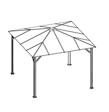 tartalék üvegezés pavilonhoz LANITPLAST 33 bronz PC 6 mm LG3114
