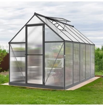 üvegház LANITPLAST SARANA 6x10 PC 4 mm fekete színű LG4333